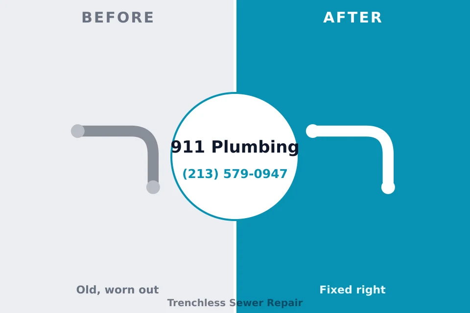 Before and after: plumbing company Willow Springs, MO